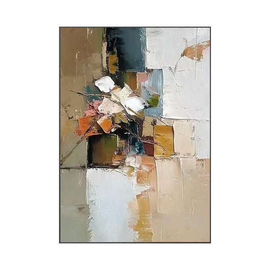 Cuadro Abstracto Texturizado Pintura al Óleo Artesanal Decoración de Lujo - Image 5