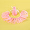 Conjunto de strass rosa