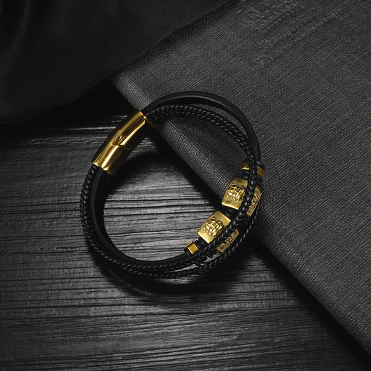 Pulsera de Cuero Vintage para Hombre - Joyería de Importación - Image 7
