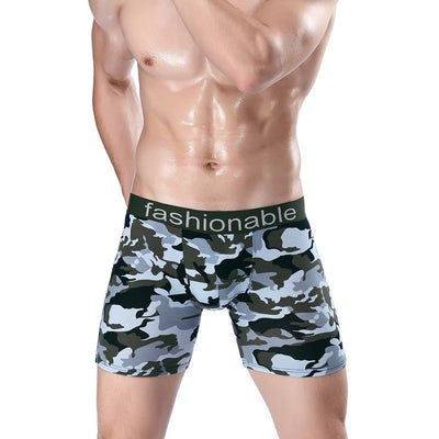 Boxers Largos de Algodón con Estampado Camuflaje para Hombre - Image 5