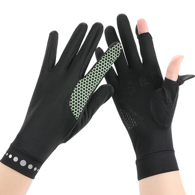 Guantes Protectores de Seda Helada con Filtro Solar - Transpirables y Elásticos - Image 26