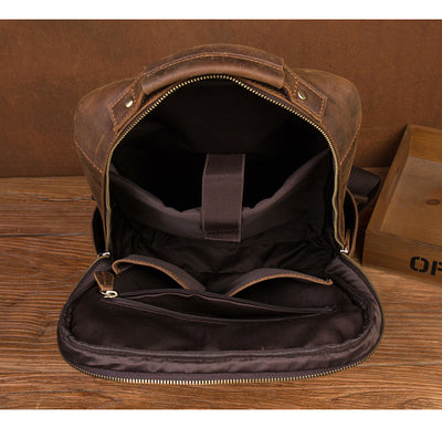 Mochila Ejecutiva de Cuero Genuino Hecha a Mano - Diseño Retro para Profesionales - Image 21