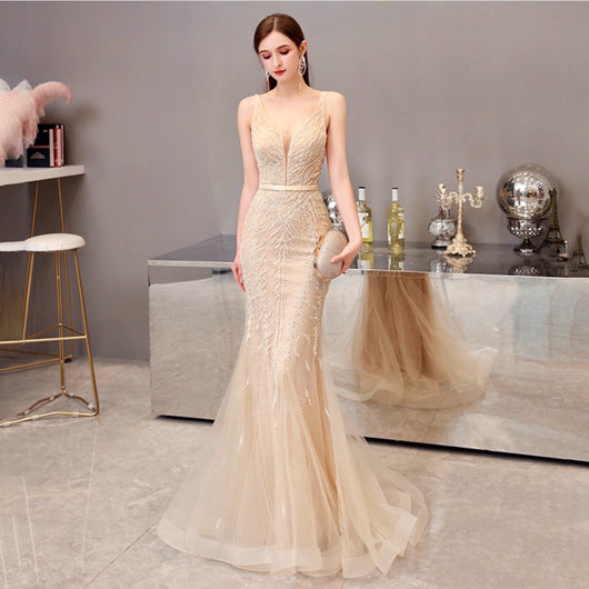 Vestido de Noche Sirena para Boda - Elegancia Sofisticada - Image 5