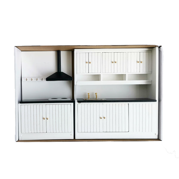 Mesa de Cocina en Miniatura - Mueble Decorativo para Dioramas y Escenas