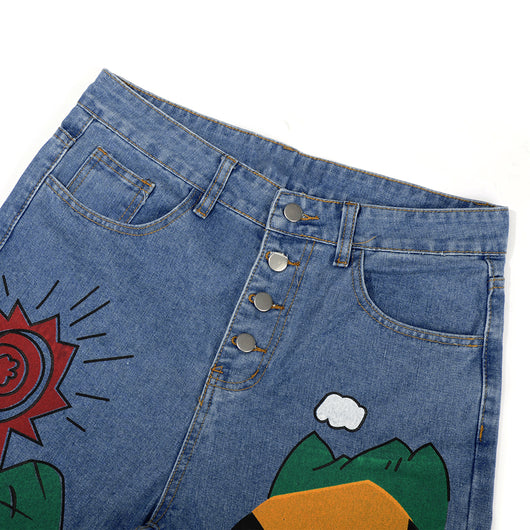 Pantalones Harem Estampado Caricatura para Mujer - Image 7