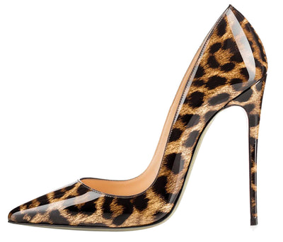 Zapatos de Tacón Alto Punta Afilada con Textura Animal para Mujer - Image 6
