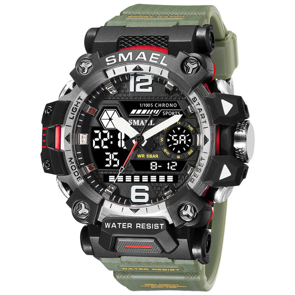 Reloj Deportivo Inteligente con Doble Pantalla Luminosa Resistente al Agua