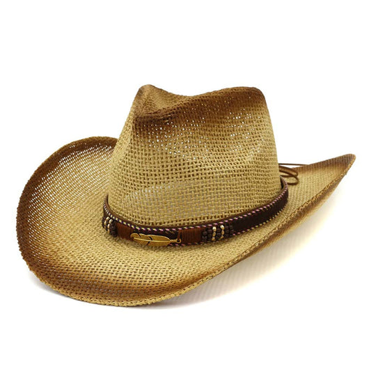 Sombrero Vaquero Estilo Western con Diseño Spray Paint para Playa - Image 16