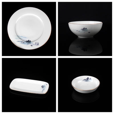 Juego de Vajilla de Porcelana Ósea Premium para el Hogar - Image 13