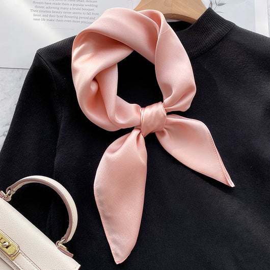 Pañuelo de Seda Elegante Retro para Primavera y Otoño - Image 23