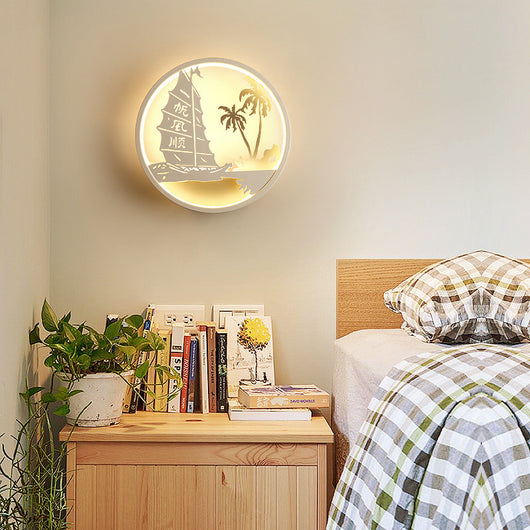 Lámpara de Pared Minimalista para Mesita de Noche - Image 12