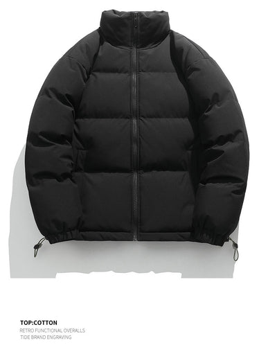 Chaqueta Acolchada de Plumas para Hombre con Cuello Alto - Image 30