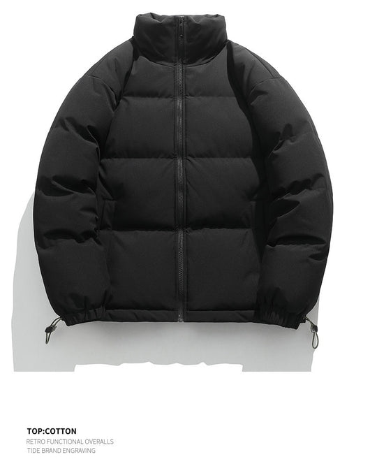 Chaqueta Acolchada de Plumas para Hombre con Cuello Alto - Image 30