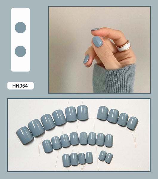 Uñas Postizas Decoradas Adhesivas - Diseño Profesional Listo para Usar - Image 21