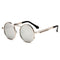 Gafas de Sol Redondas Punk con Resorte para Hombre y Mujer