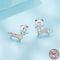 Aretes Miniatura de Perro Salchicha en Plata 925