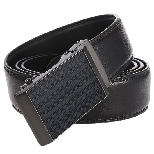 Cinturón de Cuero Genuino con Hebilla Automática para Hombre - Estilo Ejecutivo - Image 12