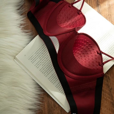 Sostén Estilo Francés Rojo para Mujer Talla Grande - Image 17