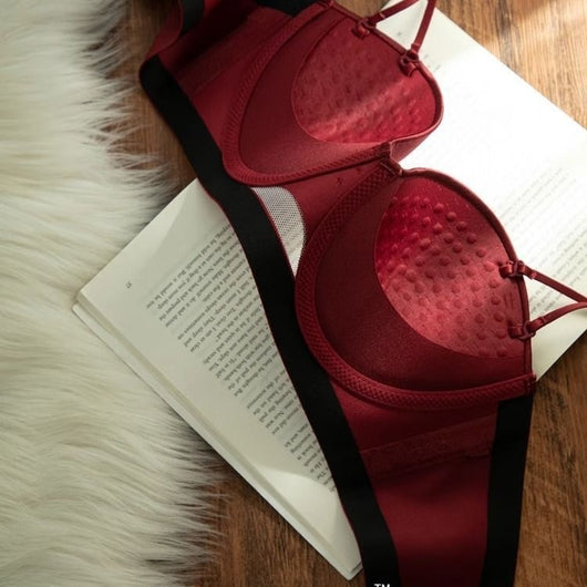 Sostén Estilo Francés Rojo para Mujer Talla Grande - Image 17