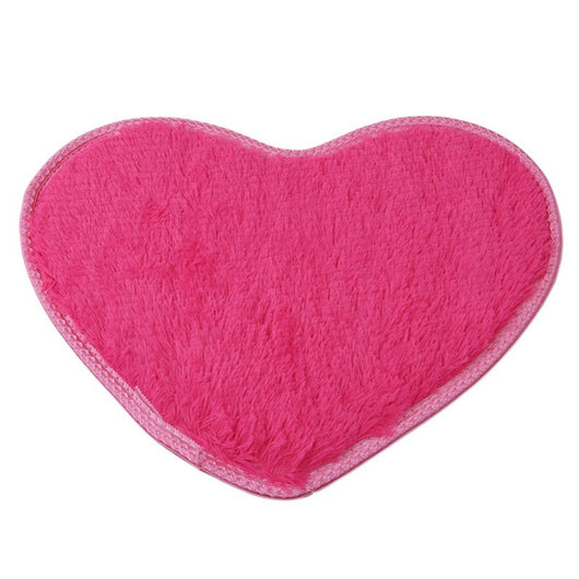 Tapete de Lana y Seda en Forma de Corazón para Dormitorio - Image 7