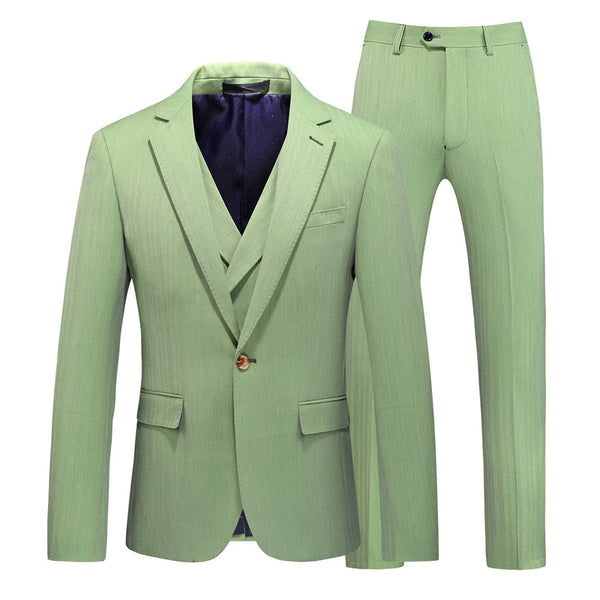 Traje Slim Fit de Tres Piezas para Hombre