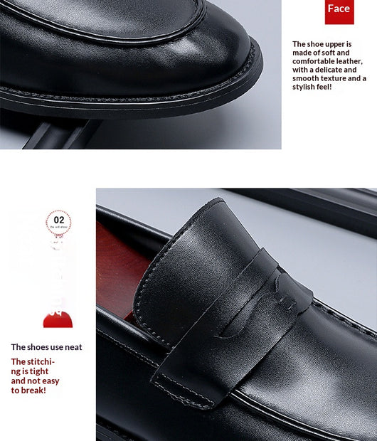 Zapatos de Cuero Minimalistas Estilo Británico para Hombre - Casuales y Formales - Image 16