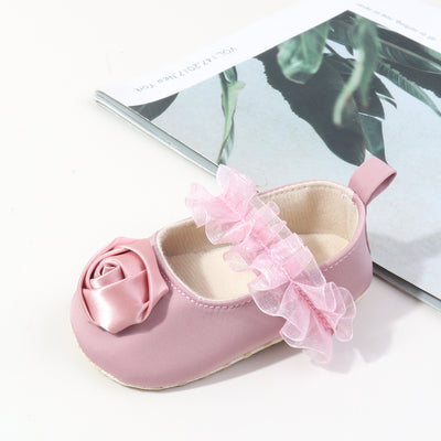 Zapatos Occidentales para Niña con Suela Suave y Detalles de Seda Imitada - Image 10