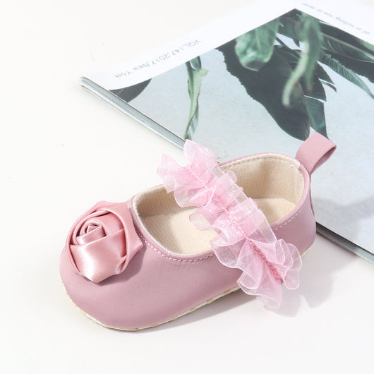 Zapatos Occidentales para Niña con Suela Suave y Detalles de Seda Imitada - Image 10