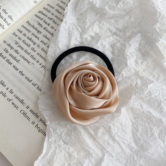 Banda Elástica para Cabello con Diseño Floral Rosa - Image 6