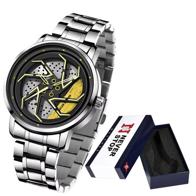 Reloj de Cuarzo para Hombre con Correa de Acero Inoxidable - Diseño Moderno y Elegante - Image 5