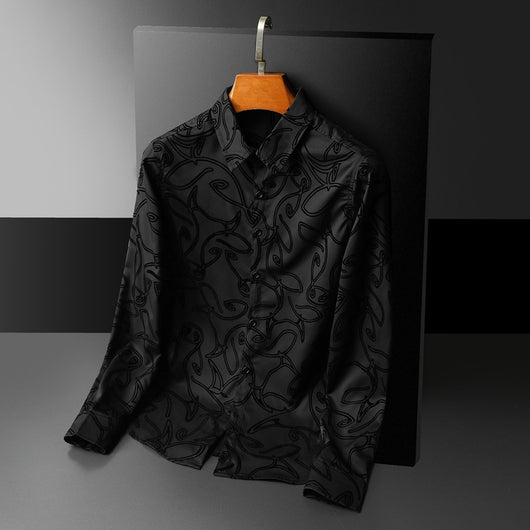 Camisa Slim Fit Tallas Grandes para Hombre - Diseño Moderno y Versátil - Image 9