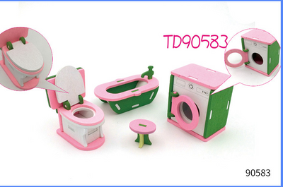 Casa de Muñecas de Madera Miniatura para Juego Infantil - Image 13