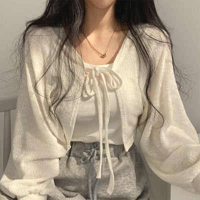 Cardigan de Protección Solar Corto para Mujer - Image 7