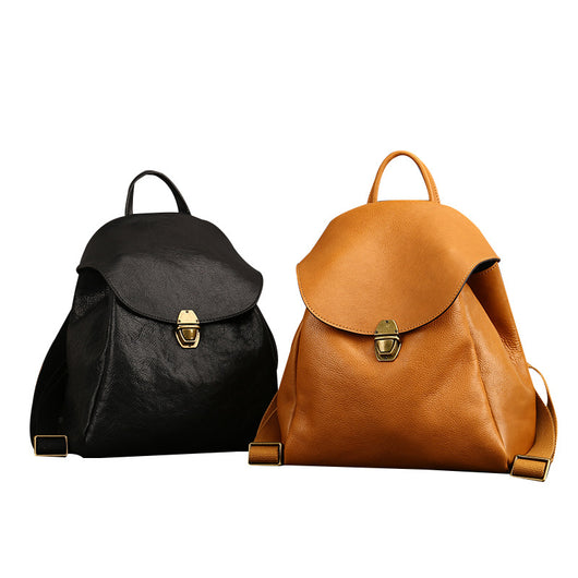 Mochila de Cuero Vintage para Mujer - Estilo Casual - Image 3