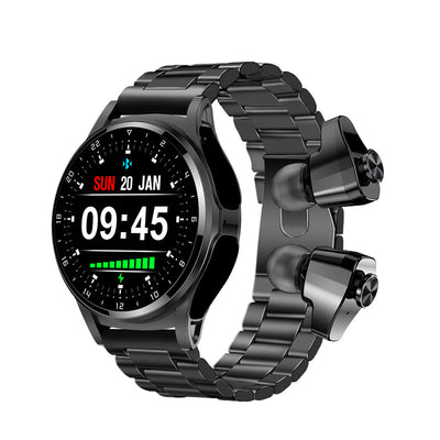Reloj Inteligente GT66 2-en-1 con Auriculares TWS y Llamadas HD