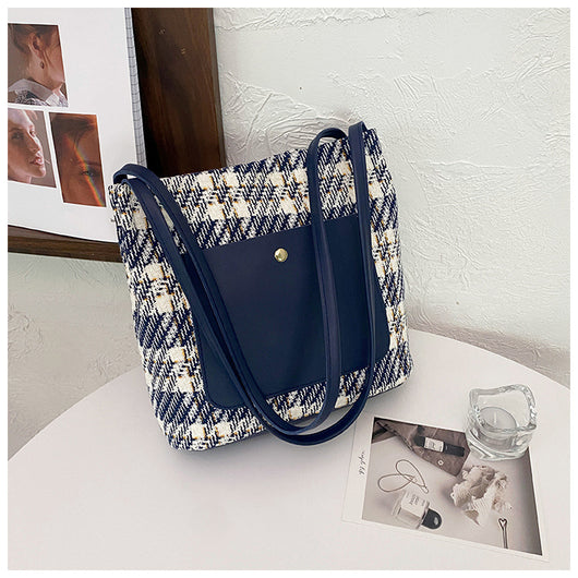 Bolsa Tote de Hombro Único con Diseño Bucket - Image 4