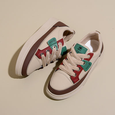 Tenis Blancos Plataforma Estilo Coreano - Comodidad Premium para Mujer - Image 3