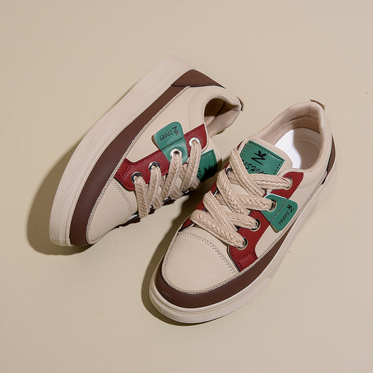 Tenis Blancos Plataforma Estilo Coreano - Comodidad Premium para Mujer - Image 3