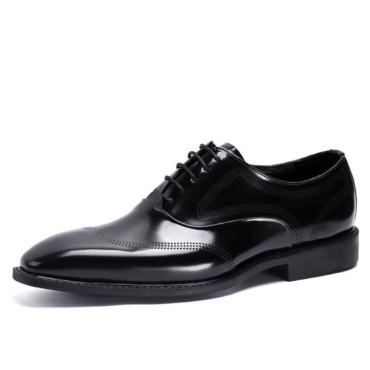 Zapatos de Cuero Británicos para Hombre - Elegancia Formal y Casual - Image 2