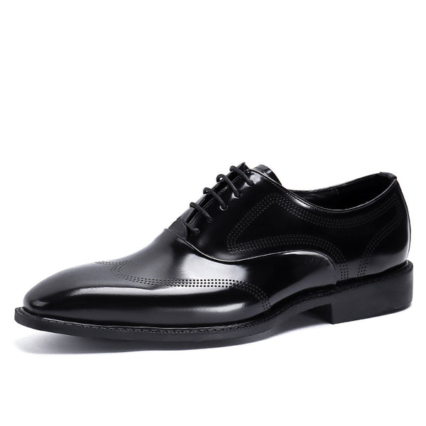 Zapatos de Cuero Británicos para Hombre - Elegancia Formal y Casual