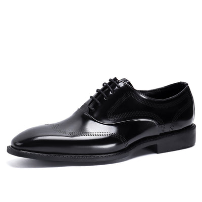Zapatos de Cuero Británicos para Hombre - Elegancia Formal y Casual - Image 2