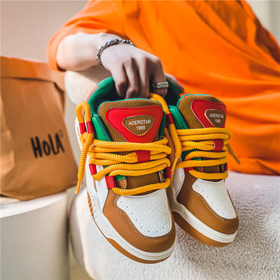 Tenis Retro Altos Hamburg Fries para Deportes y Estilo Casual de Verano - Image 3