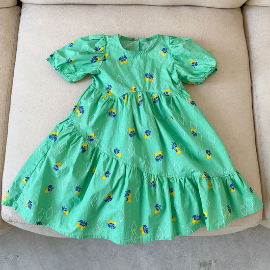 Vestido Infantil de Algodón con Estampado de Cerezas - Image 16