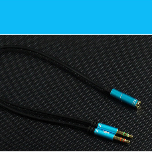 Cable Adaptador 2 en 1 para Audífonos de Celular a PC/Laptop (Audio y Micrófono) - Image 2