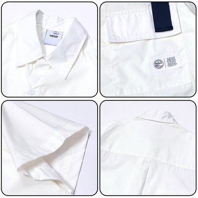 Camisa Casual de Algodón Puro para Hombre y Mujer - Diseño Minimalista - Image 13