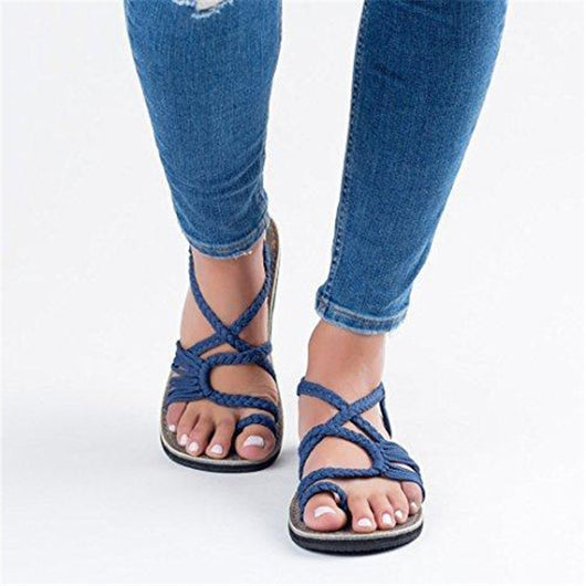 Sandalias Planas Estilo Europeo y Americano para Playa - Image 5