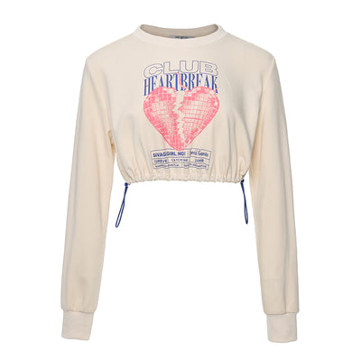 Suéter Holgado de Manga Larga con Estampado - Pullover Americano para Mujer - Image 2