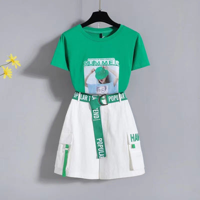 Shorts Casuales Elegantes para Mujer - Conjunto de Dos Piezas - Image 9