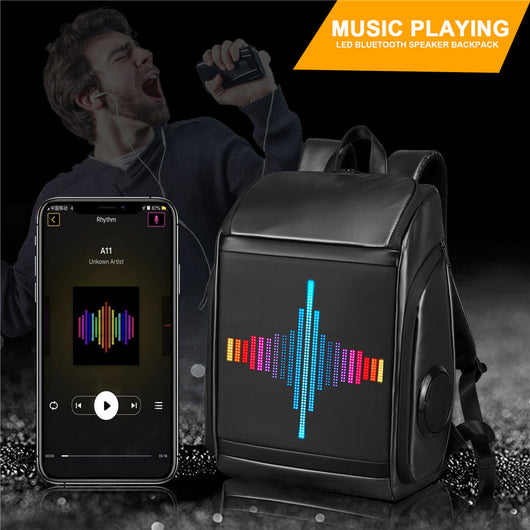 Mochila LED con Altavoz Bluetooth Integrado - Image 12