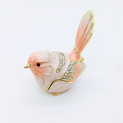 Caja Organizadora de Joyas con Diseño de Pájaro - Anillos, Collares y Aretes - Image 3